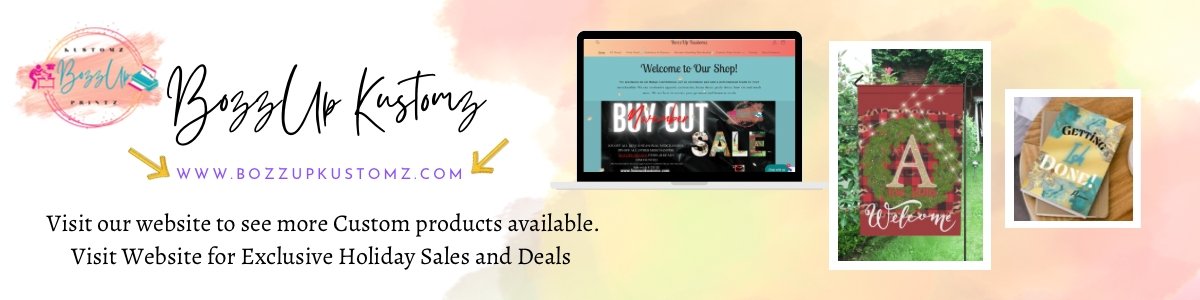 Custom Website/ Social media Banners (digital file) - BozzUp Kustomz