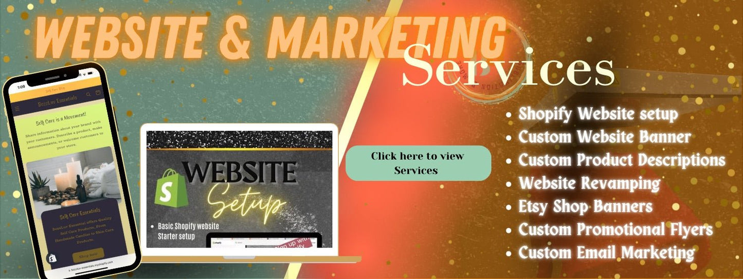 Custom Website/ Social media Banners (digital file) - BozzUp Kustomz